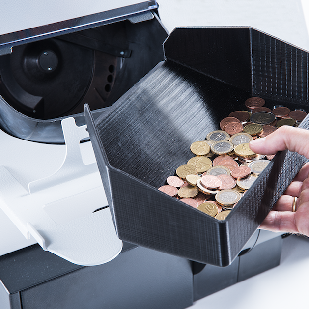 Extension coin-tray